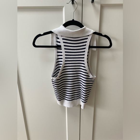 Collard striped tank top - Picture 3 of 3